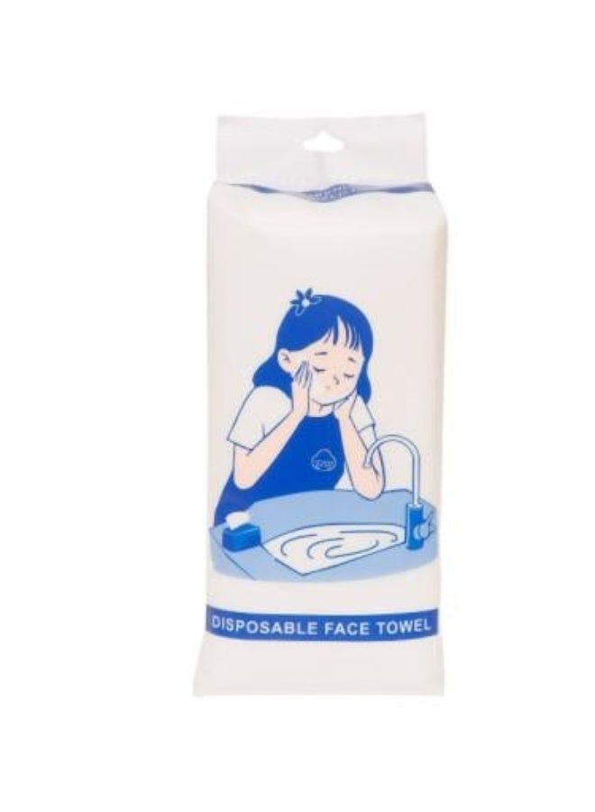 Soft Disposable Face Towels 100 Pieces | 20x20 cm